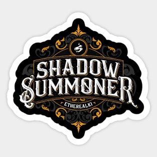 Shadow and Bone: Shadow Summoner (gold) Sticker